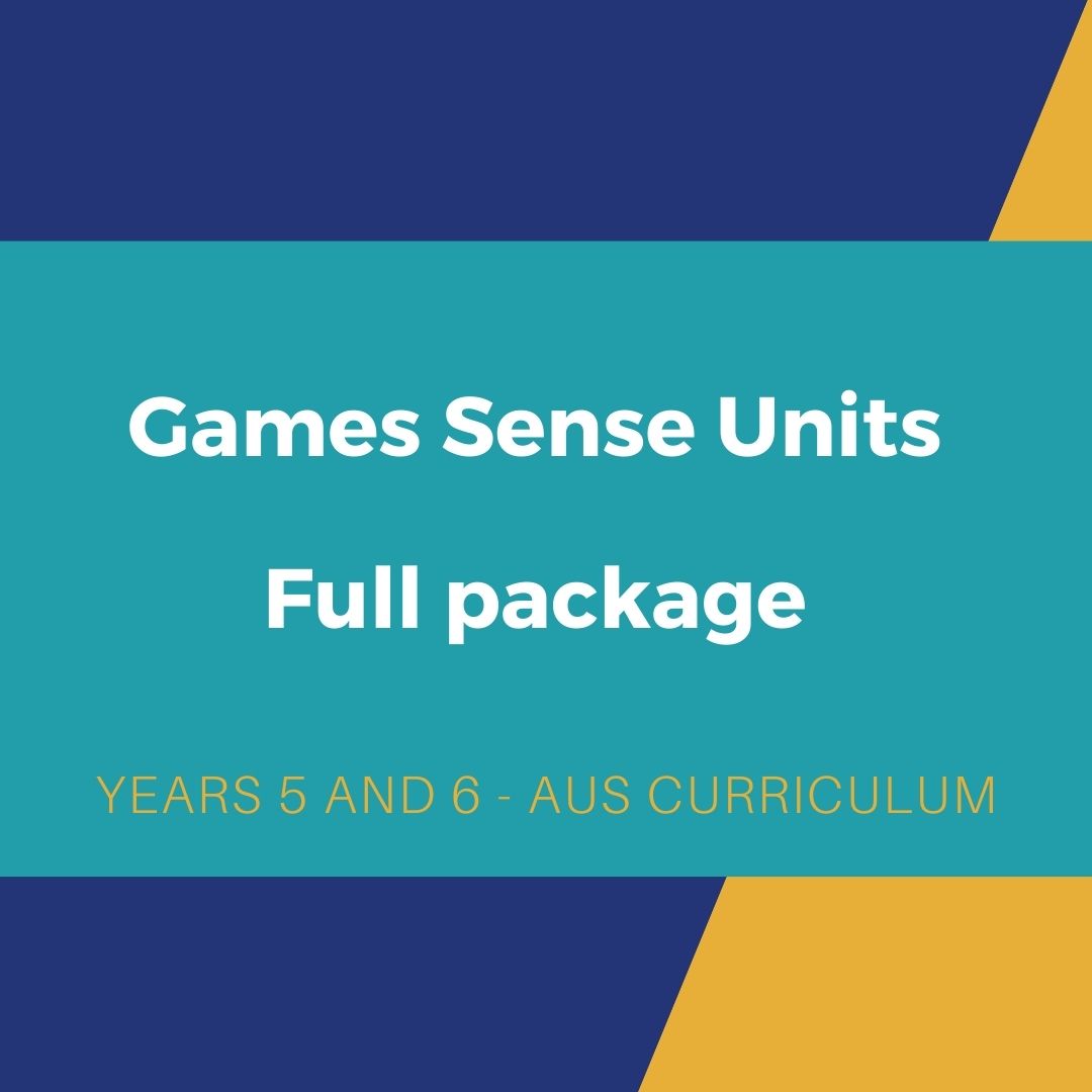 All Games Sense Units (full set) - Years 5 and 6 (ACT)