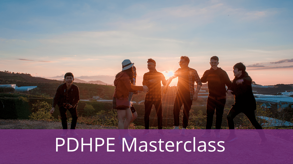 PDHPE Masterclass group of teens