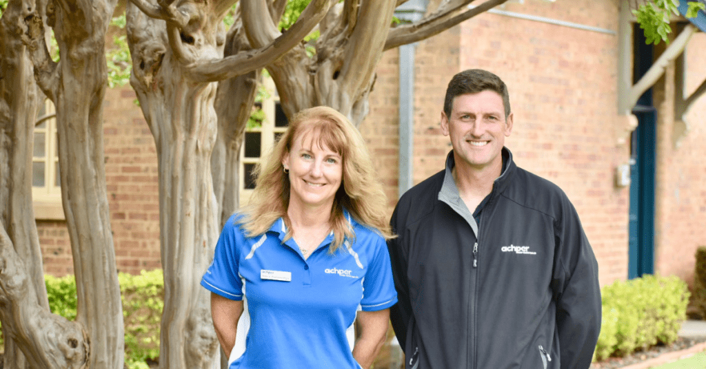 Tracy Puckeridge and Brad McAllister