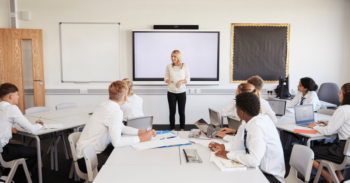 Classroom teacher and students